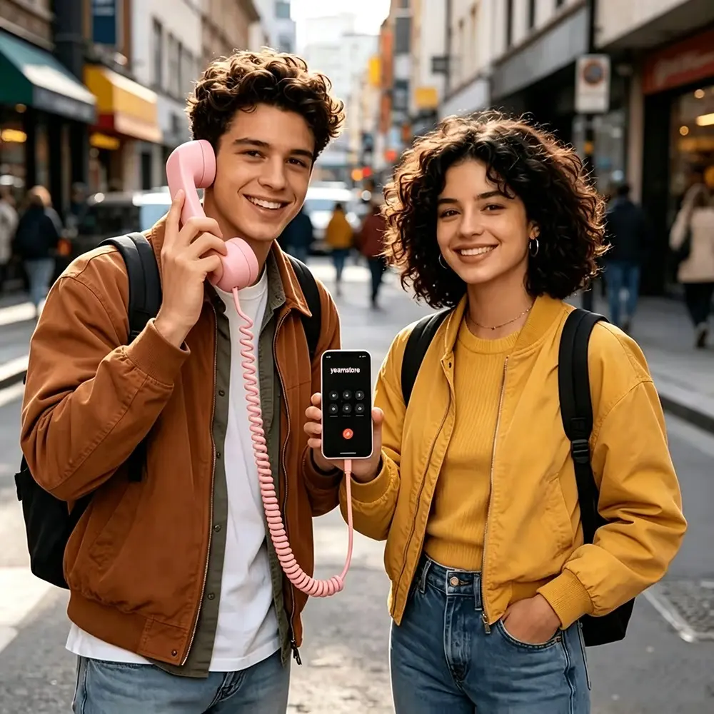 Type-C Direct Insert Retro Phone Microphone, Plug Play Mic, USB-C Port, No Adapter Needed, Ergonomic Design, Hot Choice for Electronics and Mobile Earphones
