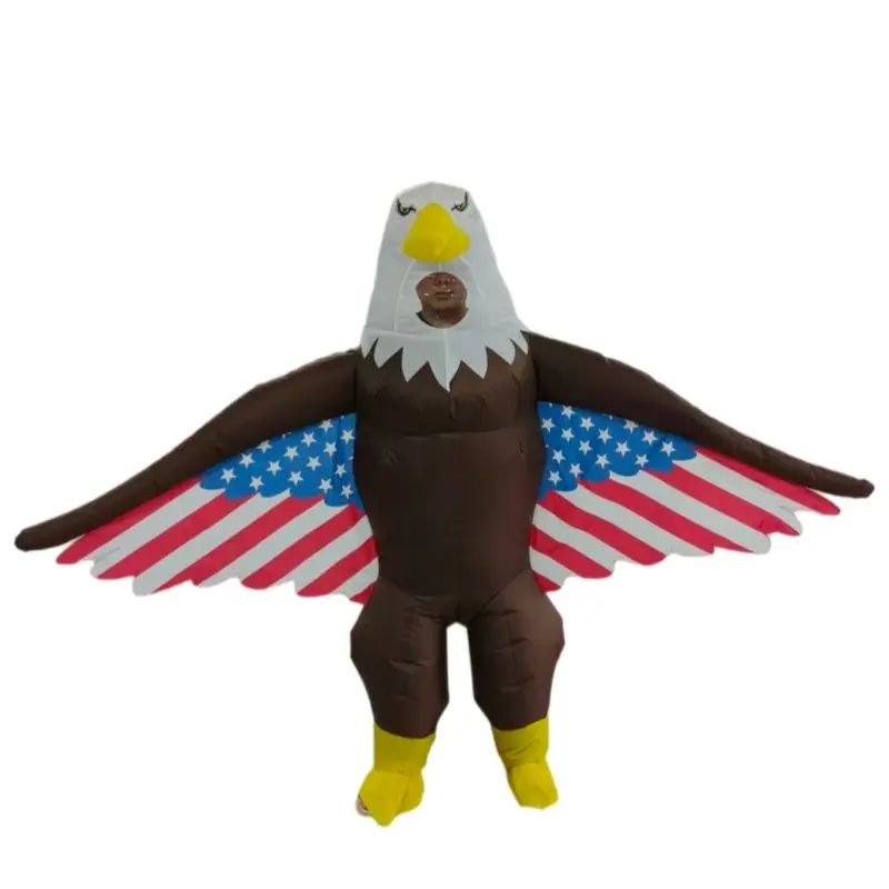 Eagle Polyester Inflatable Festival Costume, Role Play Costume, No Battery, Adult Size, Fits 155-190cm, with Fan and Battery Box, Halloween Cosplay Festive Party Use