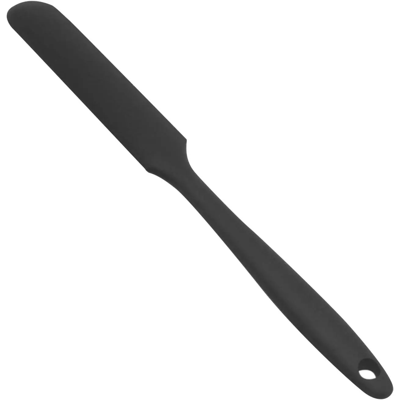 Spatula,  & 480°F Heat Resistant, Non Stick Rubber Kitchen Spatulas for Cooking, Baking, and Mixing (1x10 inch, Black)