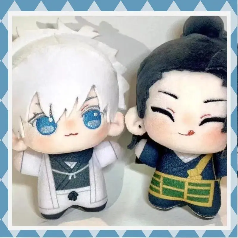 2026 new Jujutsu Kaisen Gojo Satoru Suguru Geto Plush Doll Set 10cm Cute Anime Stuffed Toy Fan Collection Birthday Gift Home Decoration
