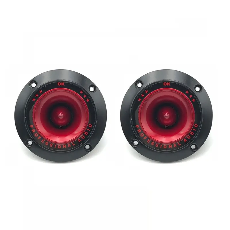 2/4Pcs 3 Inch Piezoelectric Tweeter Audio Speaker Treble Ceramic Piezo Loudspeaker for Hi-Fi System Car Audio