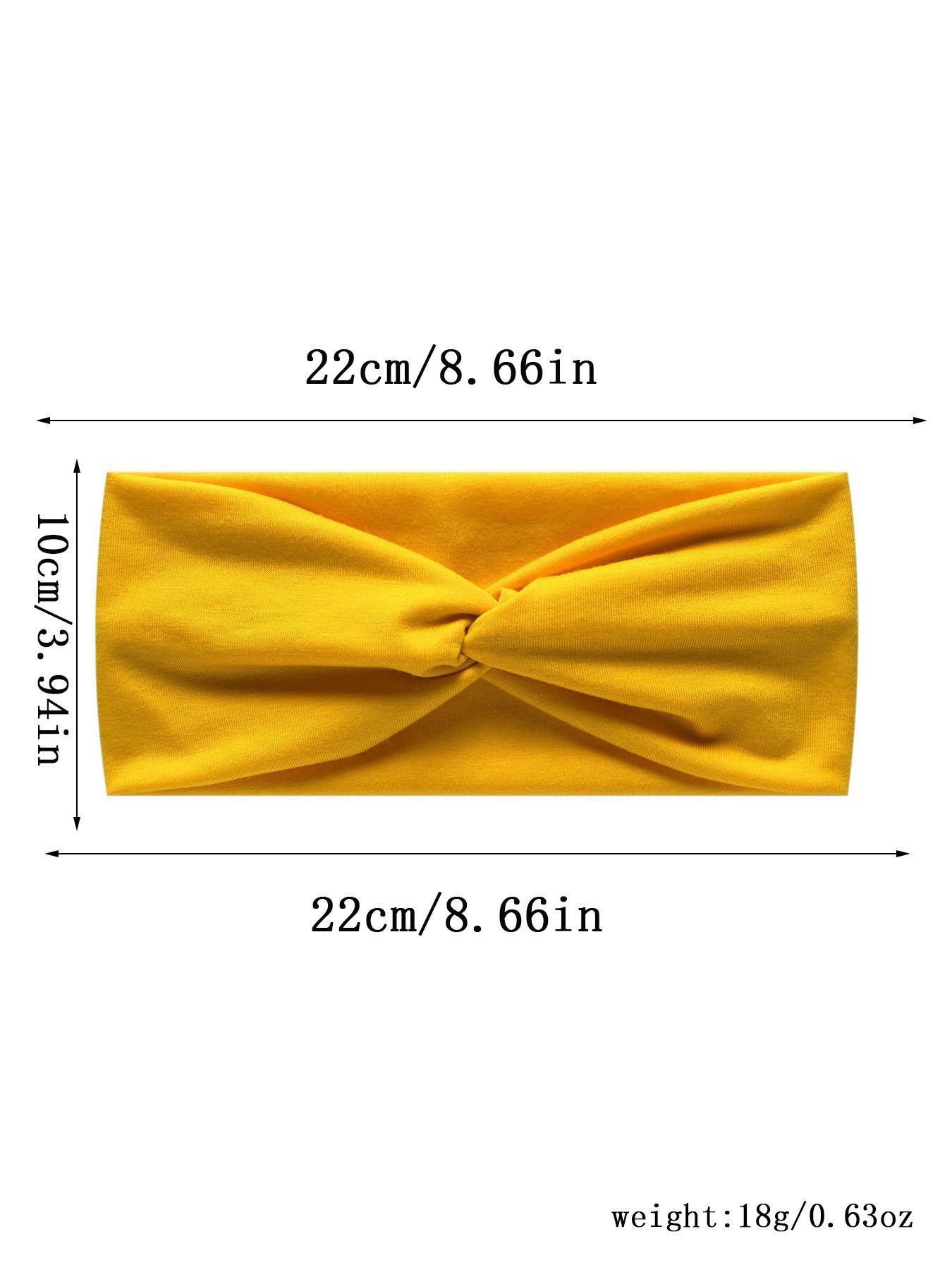 Solid Color Wide Hair Band, Boho Style Hair Accessories for Women & Girls, Minimalist Headwear Suitable for Thick Hair, Headbands Women