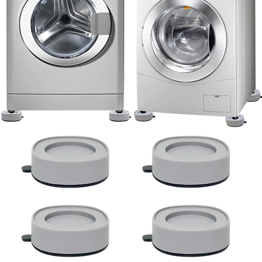 Anti Vibration Pads for Washing Machine – 4 Pack Silicone Washer Anti Vibration Pads Stabilizer Feet, Shock & Noise Reduction Washing Machine Pads