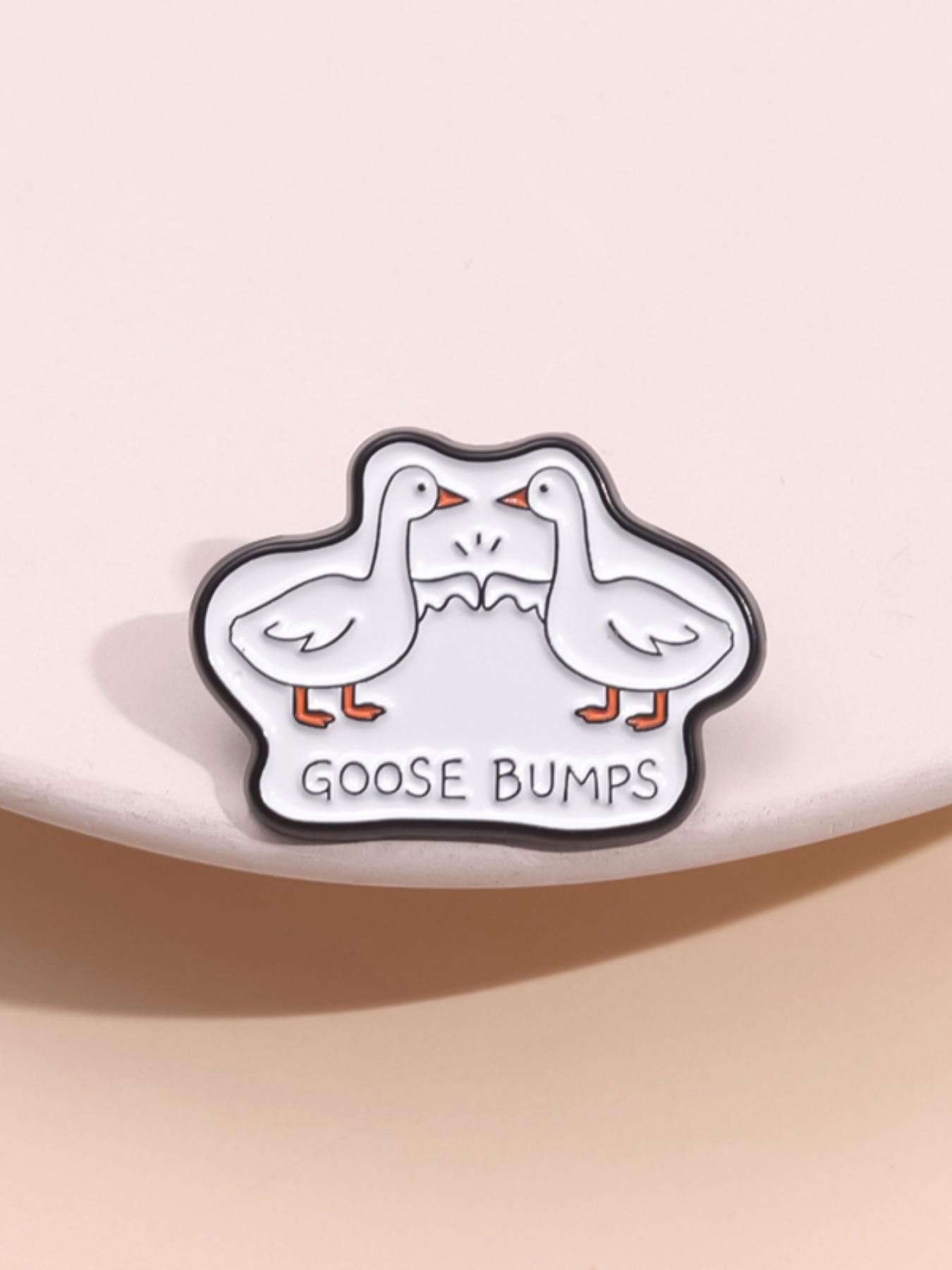 Cute Goose Design Brooch, Fashion Brooch for Women & Men As Anniversary Gift, Enamel Pin Suitable for Backpacks, Jeans, Scarves, Hats Decoration, Hat Clip, Fashion Accessory