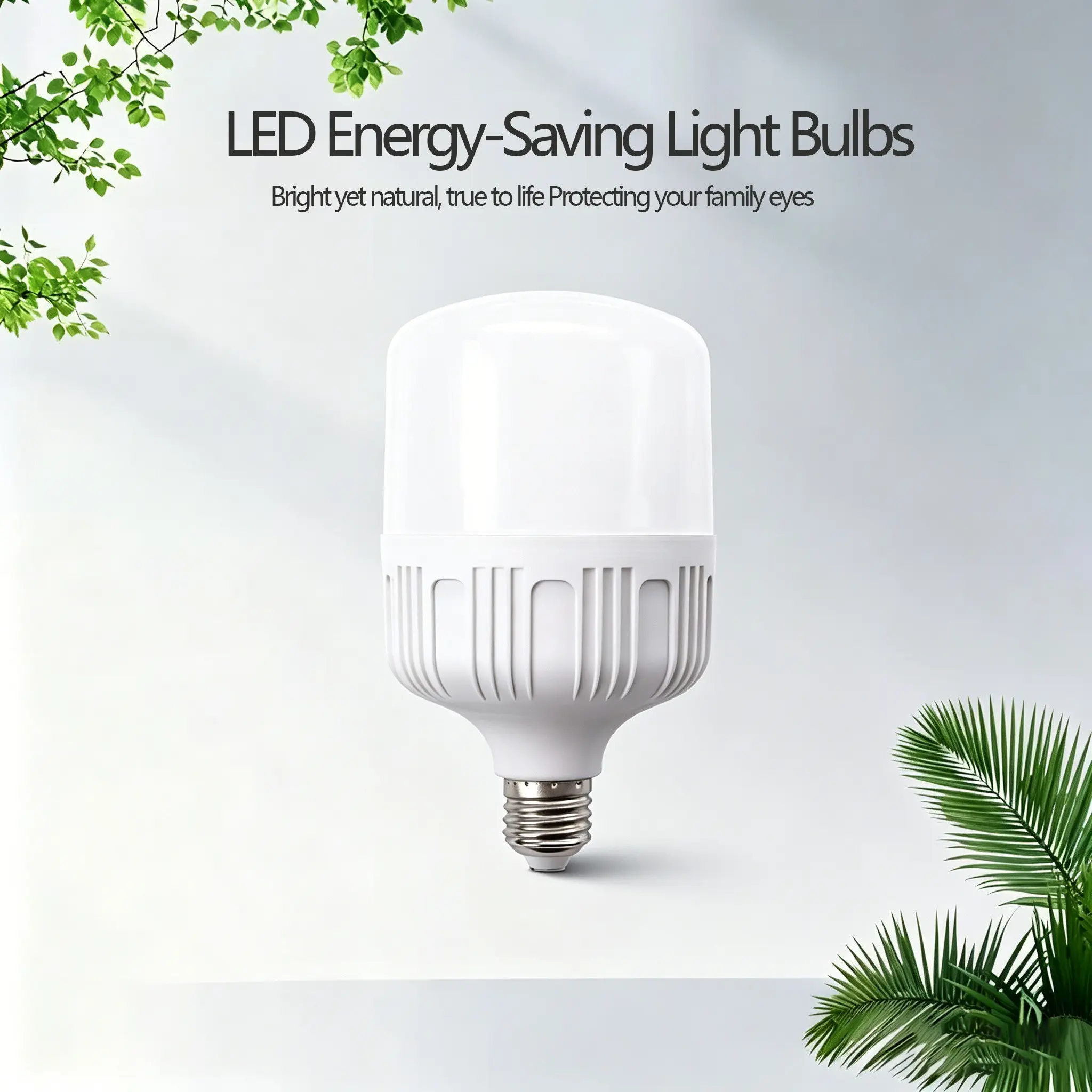 1 Pcs LED Bulb, 6500K White Light, E27 Screw-Base Energy-Saving Bulb, 10/20/30W White Bulb,For Indoor/Outdoor Use, Spare Bulb for Home Use, Led Interior Lights