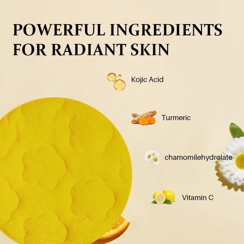 Turmeric Cleansing Set, Nourishing Turmeric Soap & Cleansing Pad & Mousse Cleanser & Oil, Deep Cleansing Skin Care Kit for Women & Men, Facial