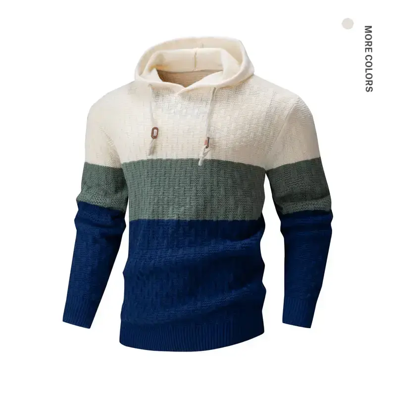 Men's American Style Fitted Cut Foldable Crew Neck Knitwear Top Bold Skull Graphic Long Sleeve Polyester Soft Fashion Sweater for Autumn Winter Edgy Classic Black Menswear Tops