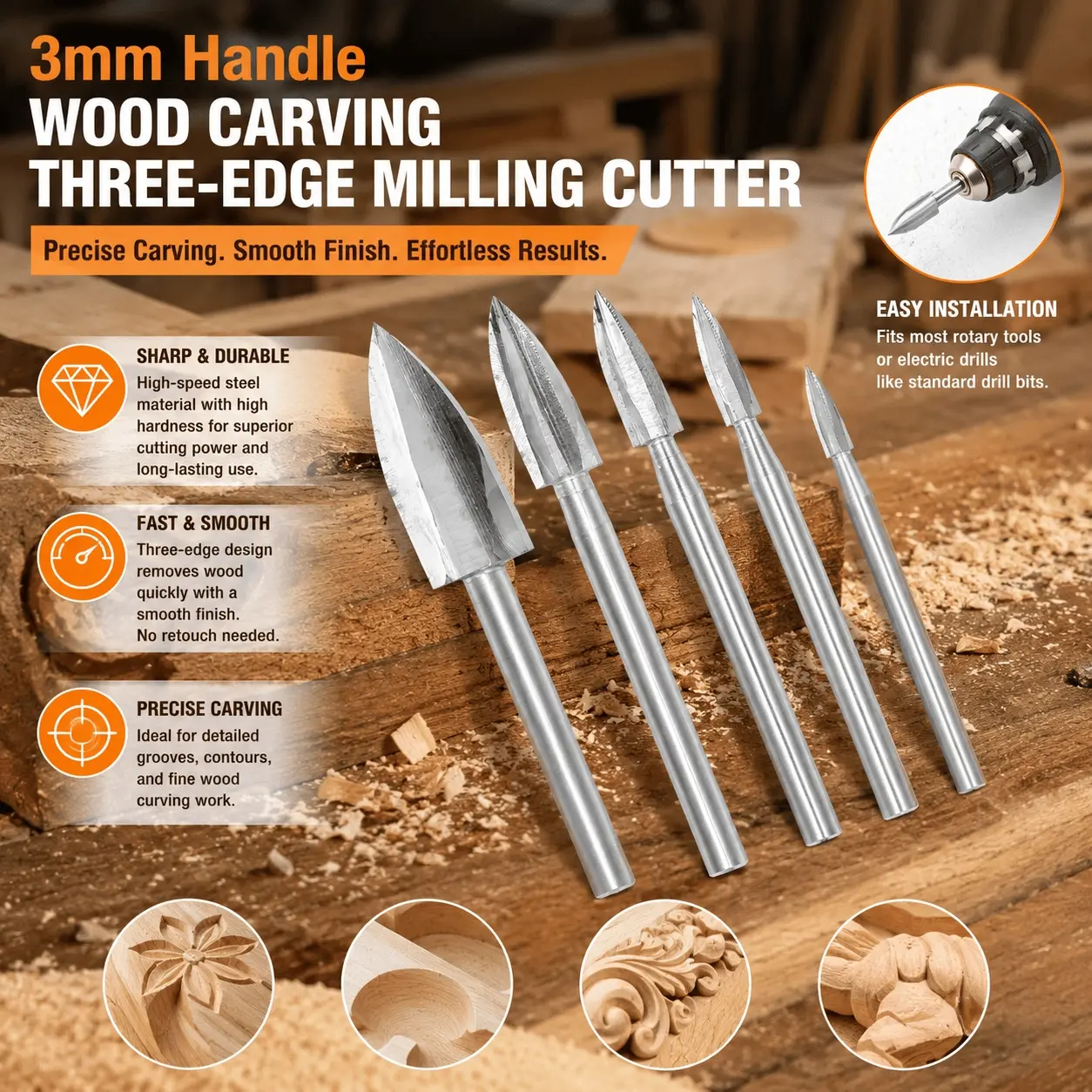 Professional Tungsten Carbide Drill Bit Set, 6-12mm Multi-Size for Concrete, Tile, Ceramic, and More. Industrial Grade with Anti-Slip Handle & Anti-Stick Coating. Durable for Wood, Plastic, and Soft Metals. Perfect for DIY and Construction Projects.