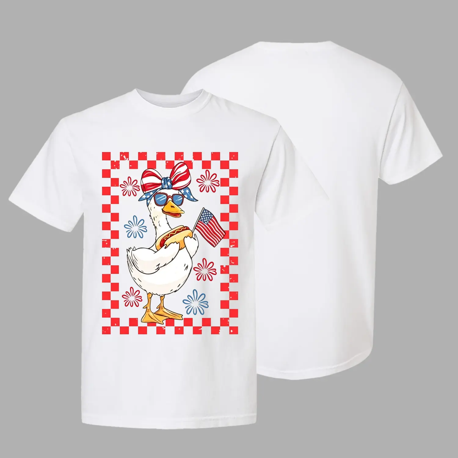 Patriotic Goose Shirt, Memorial Day Shirt, Funny Goose Shirt
