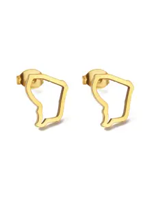 1Pairs Mauritius Duck Dodo Map Reunion Island French Guiana Guyane Hibiscus Flowers Stud Earrings Jewelry Women