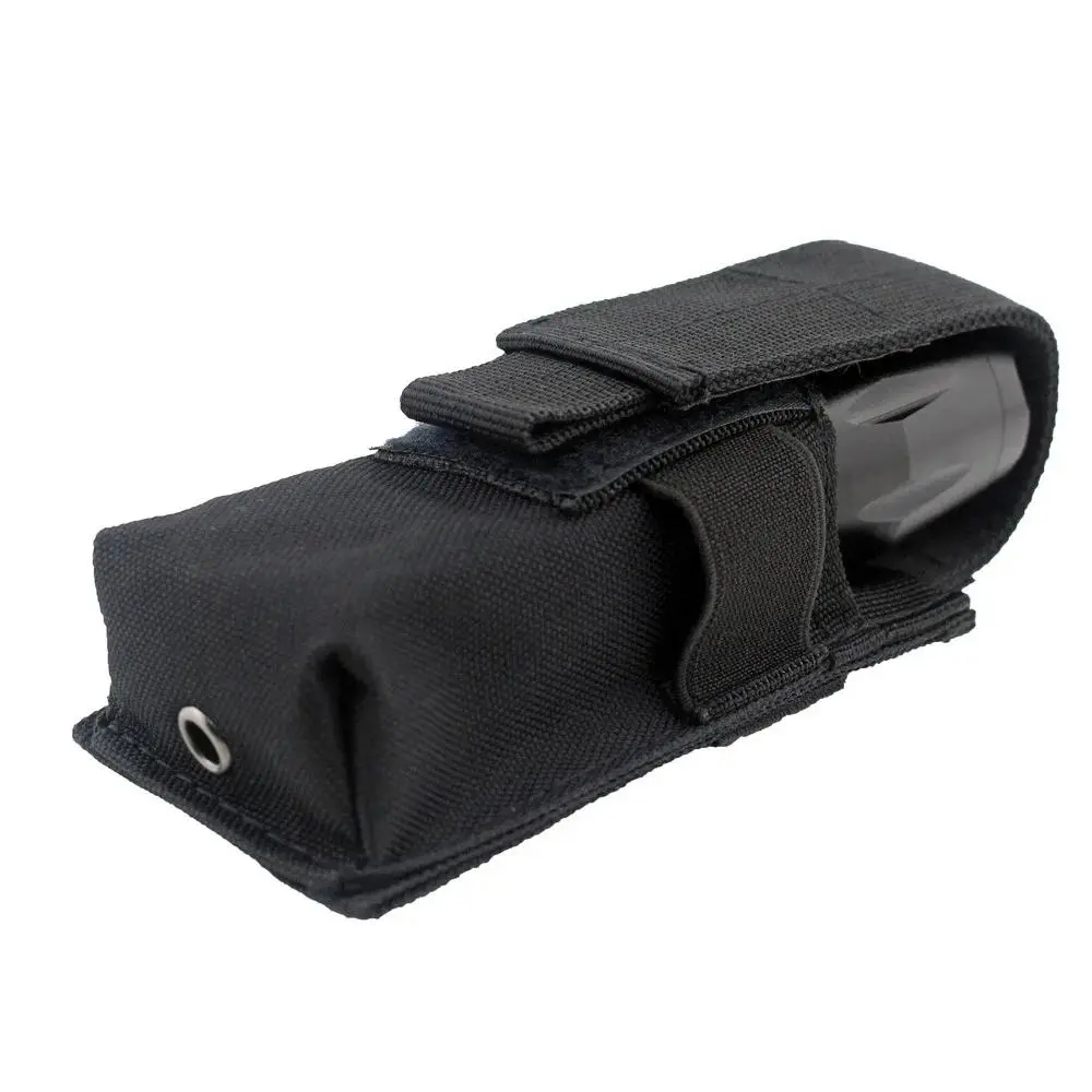 Tactical Single Magazine Pouch, Compact Nylon MOLLE Holster for Pistol Mags, Flashlights, Knives, and Outdoor Hunting Gear, Tactical Accessories