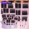 【Black Friday】DIY Lash Clusters Kit, Long-Lasting Mixed-Length 8-16mm D Curl Lashes with Bond & Seal, Remover and Tweezers, Natural and Fluffy Volumel Lashes, Beginner Friendly, Perfect Gift for Women #GLOBAL PICKS