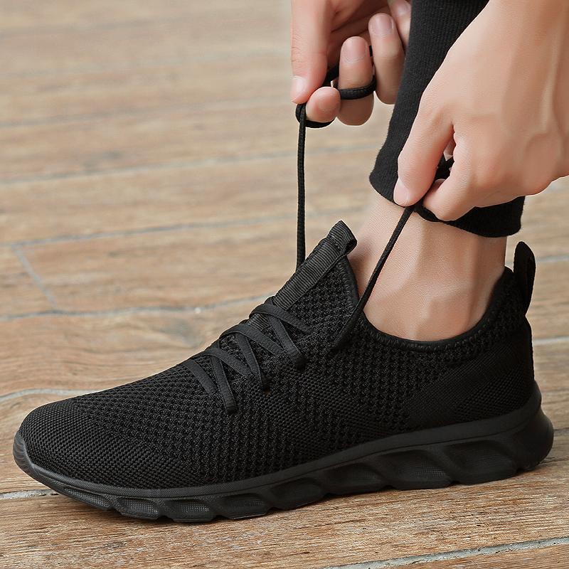 Casual Running Sport Shoes For Men's Outdoor Mesh Light Weight Breathable Athletic Fashion Sneakers Non Slip Walking Gym Shoes SpringStatements