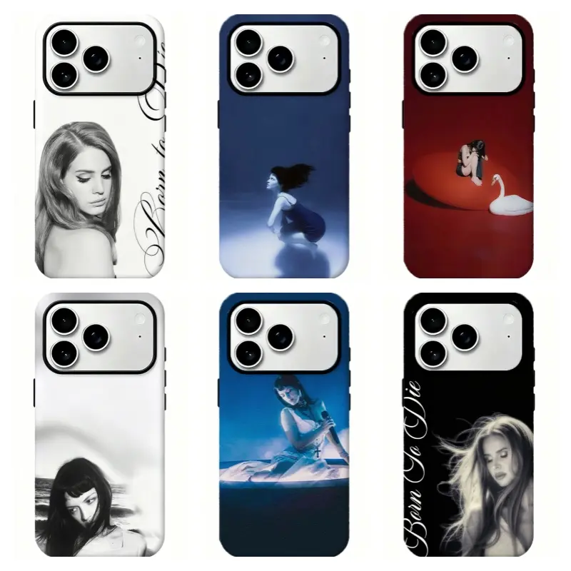 L.a.n.a D.e.l R.e.y Album Poster Fan Merch Phone Case,Born to Die Vintage Film Aesthetic, Compatible for iPhone 17 16 15 14 13 12 11 and for Samsung S21-S25,Ideal Gift for Music Fans