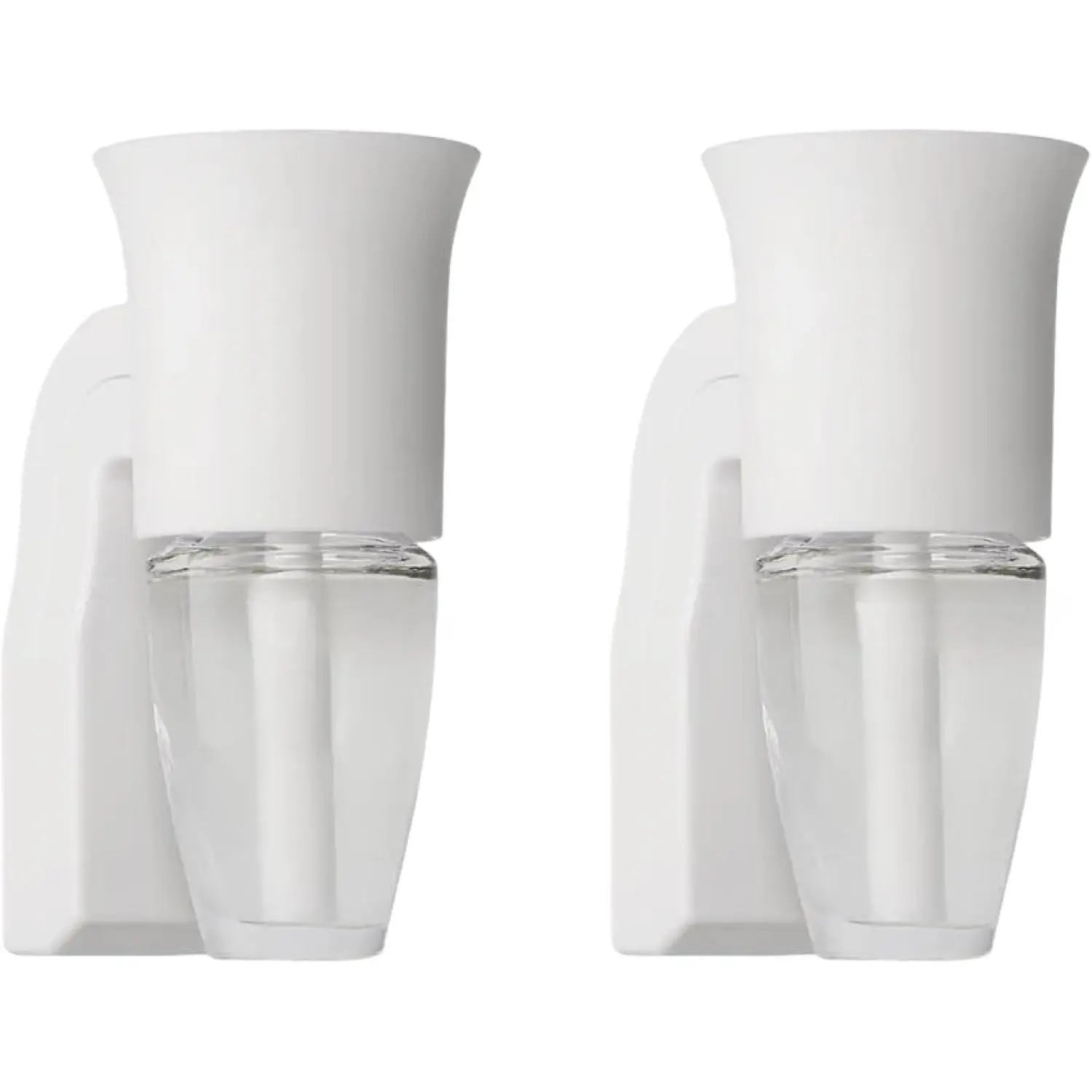 Wallflowers Fragrance Plug, White Flare Design, Plug-in Air Freshener Device for Bedrooms, Bathrooms & Living Spaces - 2 Pack