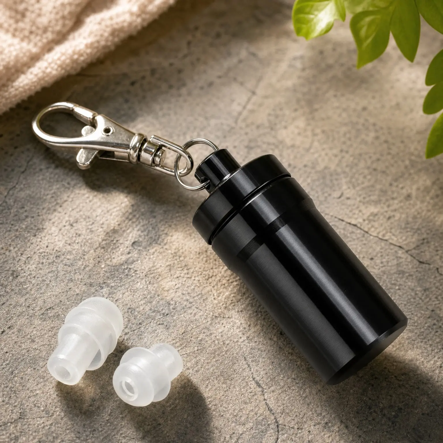 High Fidelity Ear Plugs for Hearing Protection – Discreet, Clear Ear Plugs for Concerts, Festivals & Noisy Events – Up to 18dB Noise Reduction Rave Earplugs with Aluminum CaseGift