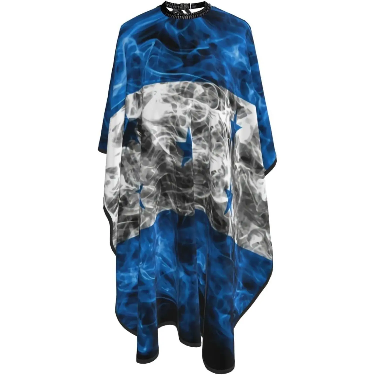 Honduras Flag Soft Durable Polyester Barber Apron - Professional Haircare Waterproof Hair Cutting Cape with Adjustable Snap Closure - 55''X66'' for Hair Stylists, Home Use