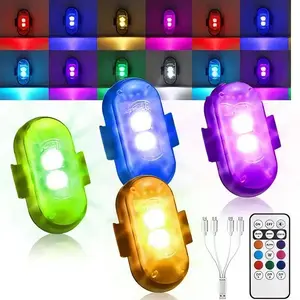6Pack  LED Lights for Car, LED Anti-Collision Lights for Car, Motorcycle, Bike