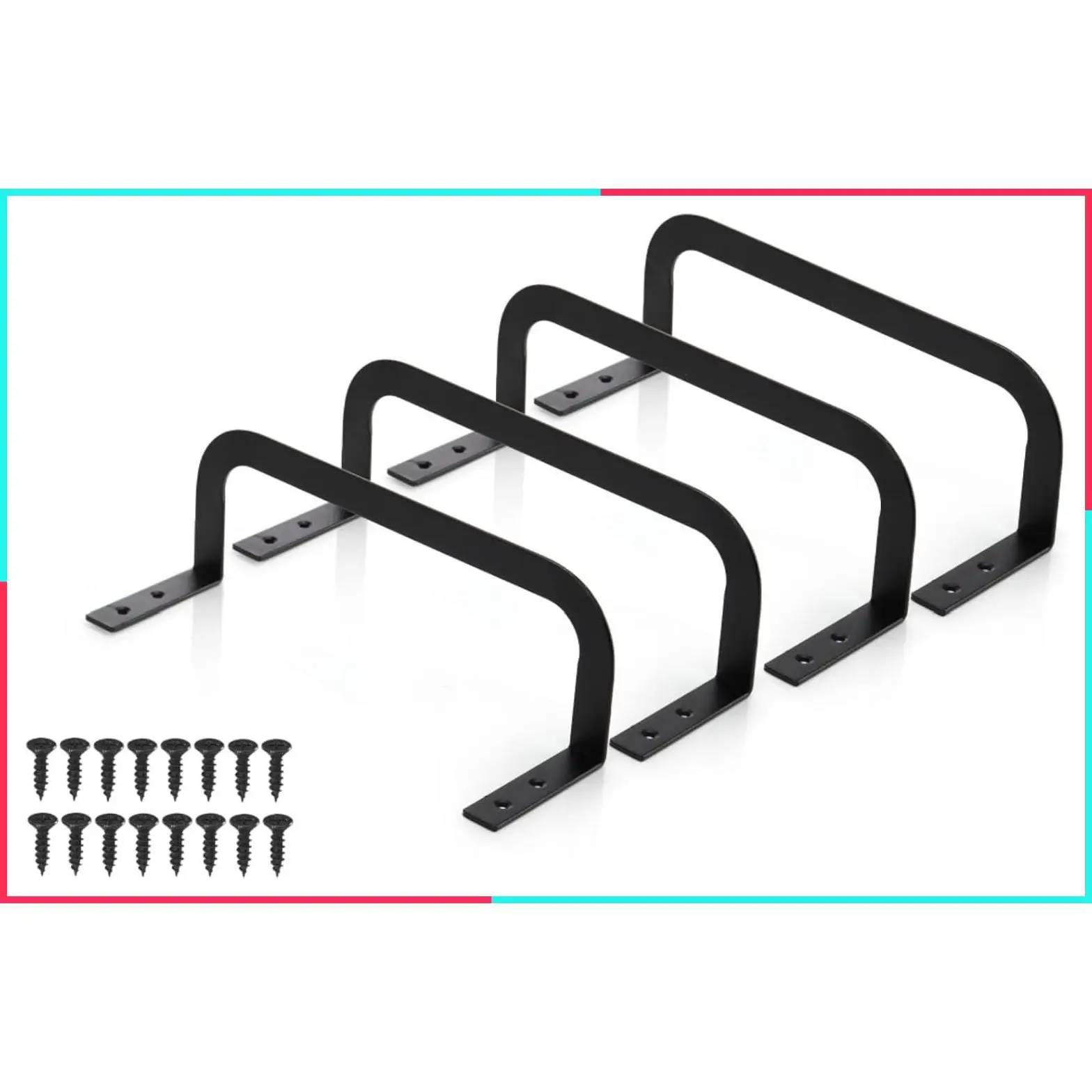 4 Pcs Metal Mattress Retainer Bar, Non-Slip Mattress Slide Stopper & Holder, Thickened Bed Frame Gaskets to Prevent Sliding, Stabilizer Baffle for Bedroom Bed Frames