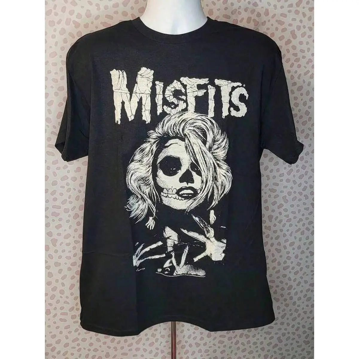 180gGraphic-Shirt Cotton Tees Size Plus,Men Plus Size Misfits Punk Rock Music Tee Star Vintage Style Band Tee Men Short Sleeve Round Neck Tee Cool Designs For Guys And Men Sarcastic Humor Joke Unisex 220g
