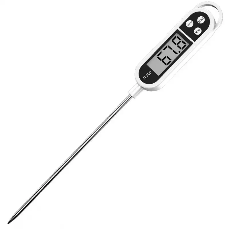 Food Thermometer Water Temperature Meter Oil Temperature Meter Milk Temperature Bread Baking Kitchen Electronic Probe Type