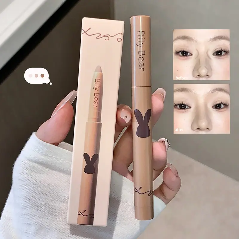 Native Contouring Brush, Shadow Brush, Nose Highlighter Brush, Ideal for Setting and Brightening, Essential Makeup Tool