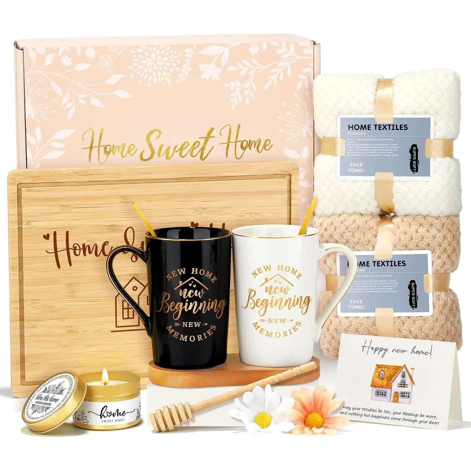 House Warming Gifts    Ideas Housewarming  Baskets Closing Gifts for  Buyers Housewarming Basket for  House Apartment Present Set for Women Men Couple Homeowner Neighborhood