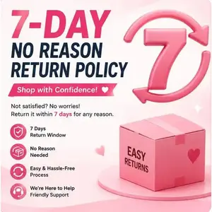 7-Day Easy Returns & Refund Support – Shop With Confidence, Simple Return Process & Worry-Free Purchase Protection