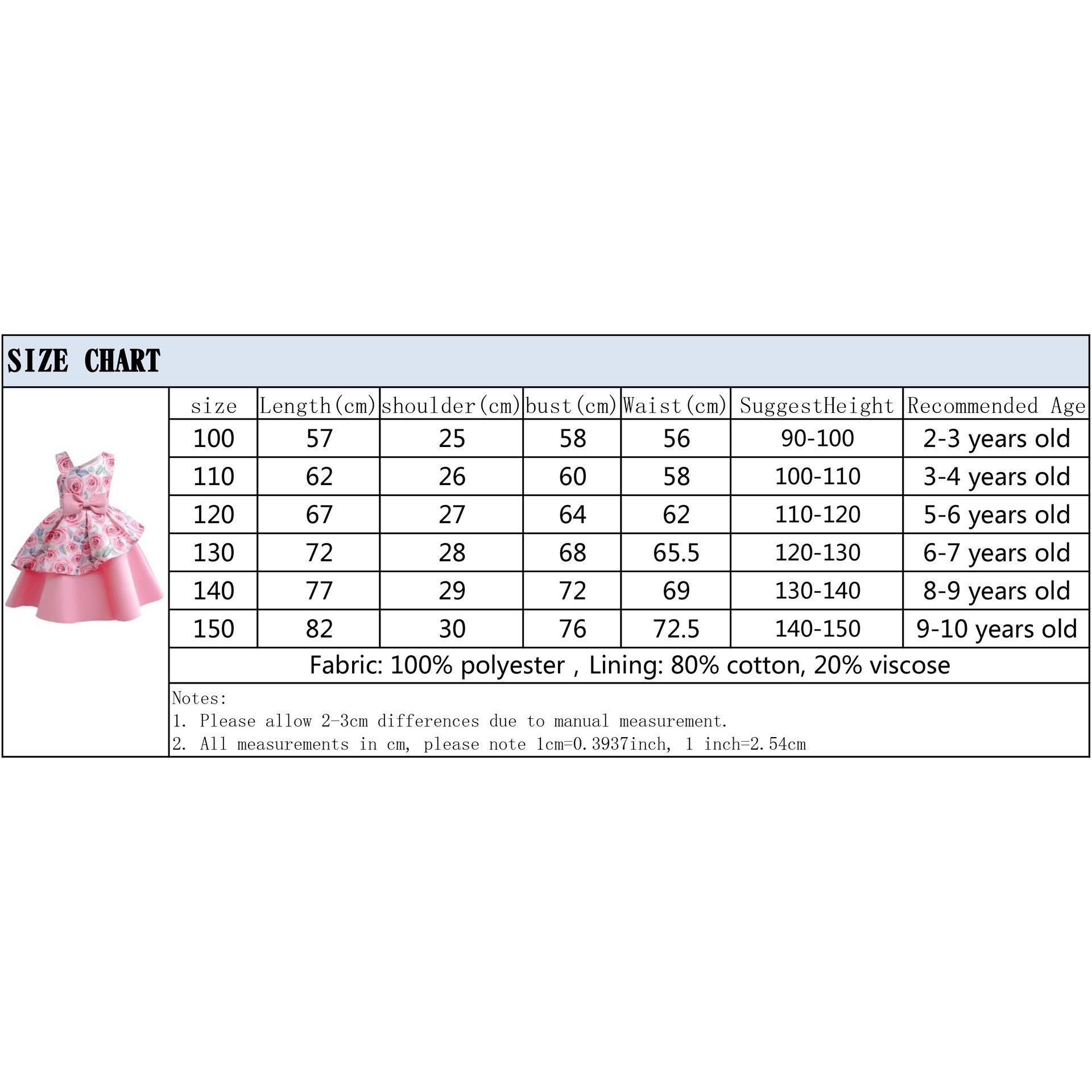 Princess Dress For Baby Girls Floral Bow Sloping Shoulder Summer Performance Dress One Piece Party Dress ZT-8576 Costume Cute Clothing girlclothes