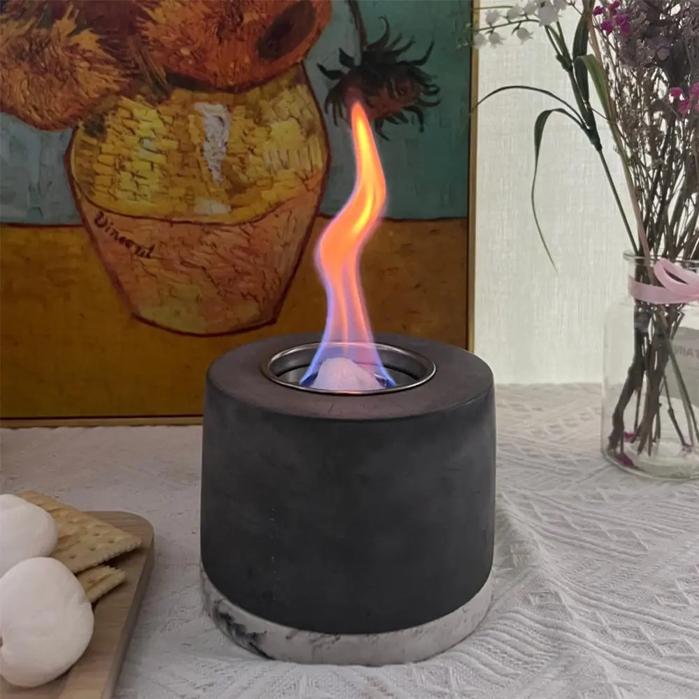 Portable Alcohol Stove, Mini Lightweight Heating Alcohol Fireplace, Indoor Heating Furnace for Home, Villa, Tavern, Cafe, Outdoor, Beach