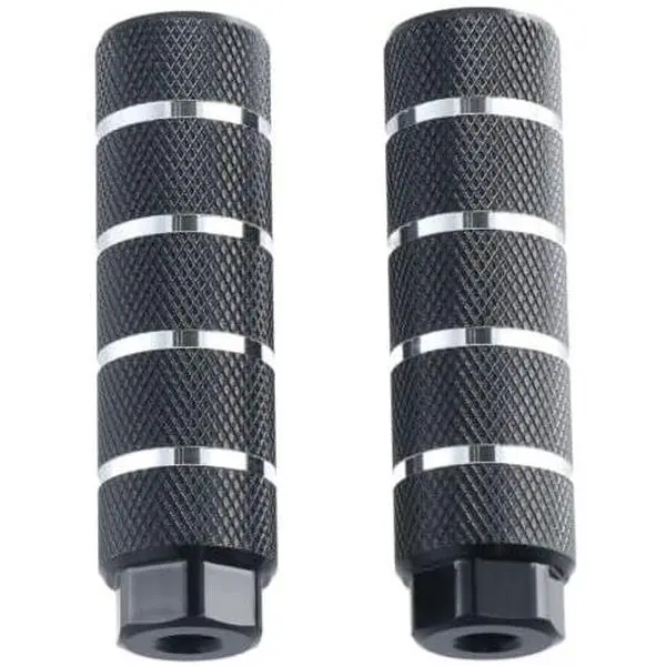 1 Pair Aluminum Alloy Bike Pegs, Anti-Skid Bicycle Pegs BMX Bicycle Rear Stunt Studs Pegs Lead Foot Bicycle Pegs Suitable for 3/8 inch Axle