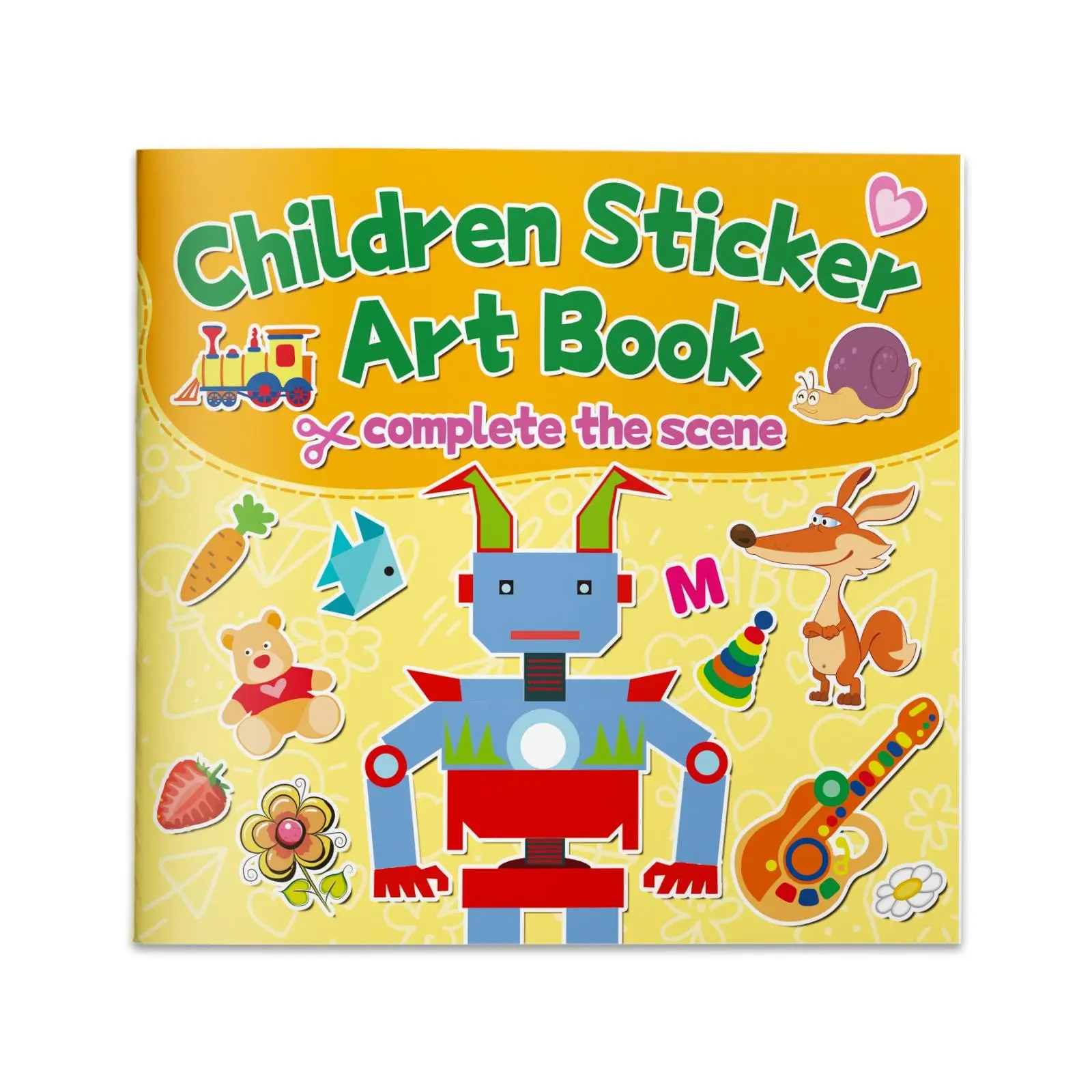 Sticker Activity Book Series, Complete-the-Scene Sticker Fun with Creative Matching and Placement, Colorful Pages and Easy Peel Stickers, Build Imagination and Hands-On Skills, 10 Themes Options Available