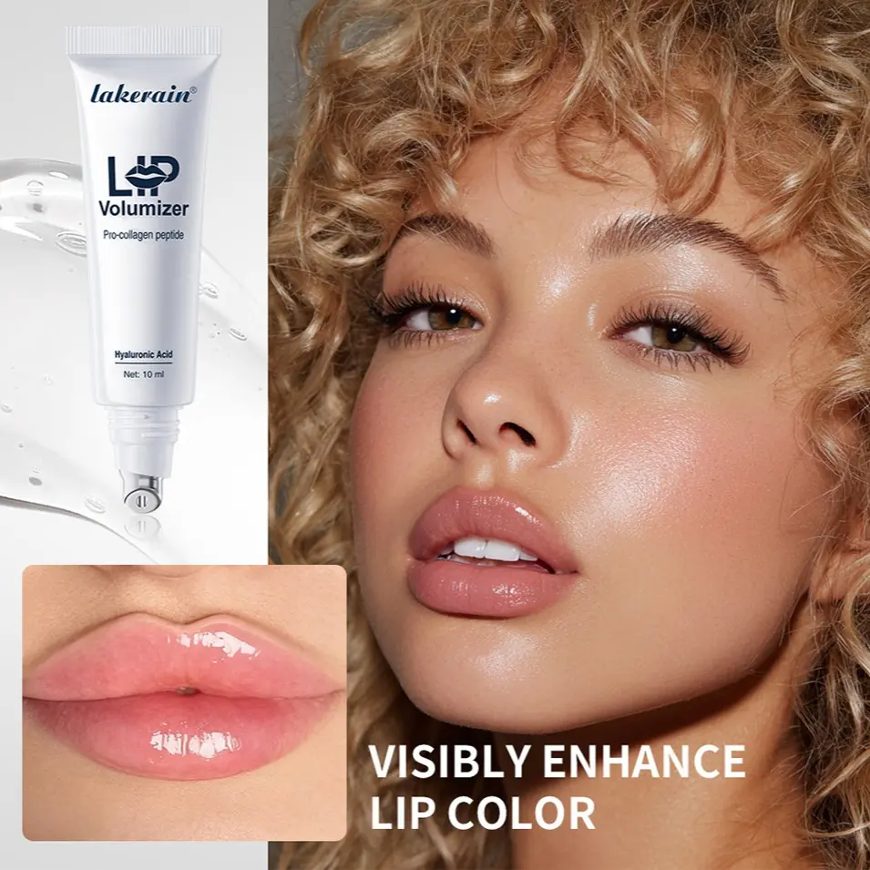 10ML Hyaluronic Acid Lip Filler Essence, Plumping Lip Balm, Instantly Plump Lips, Reduce Lip Lines, Nourish and Repair Lip Skin, Multi-Use Lip Balm, Lip Plumper Balm