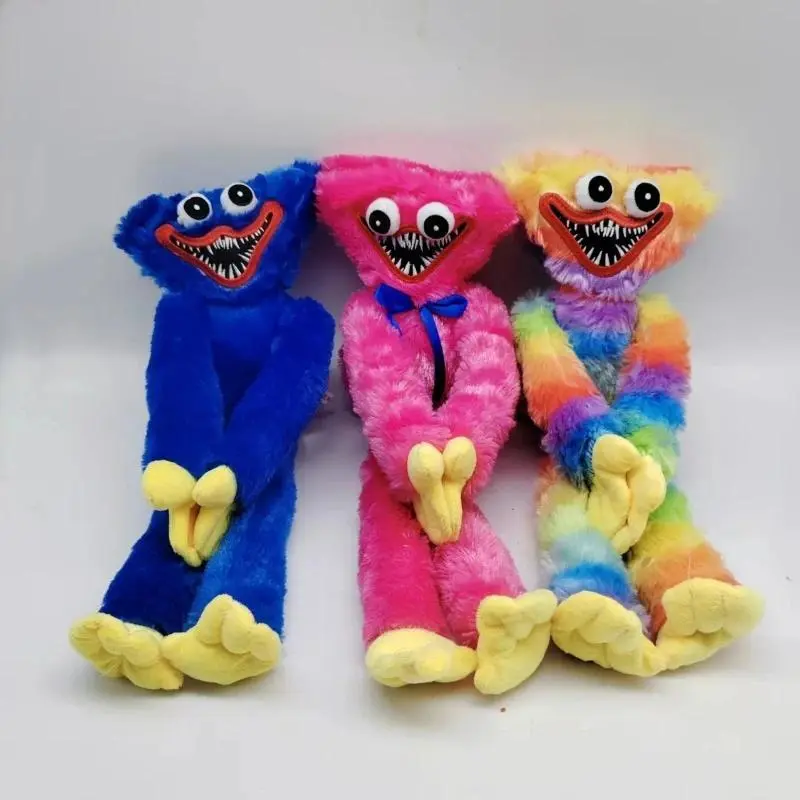 Poppy Playtime 5 Rainbow Fluffy Long Plush Stuffed Doll, Unisex Collectors' Soft Toy, Creative Home Decor, Birthday Christmas Party Gift