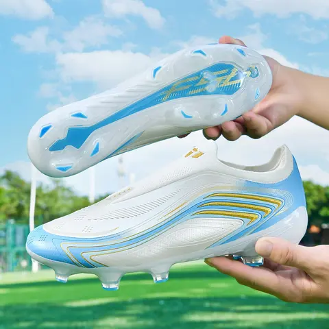 High-Quality Unisex Soccer Shoes for Indoor & Outdoor Use, Lightweight High-Performance, Long Studs, Anti-Slip and Durable, Super Grip, Fashionable, Sports Football Shoes