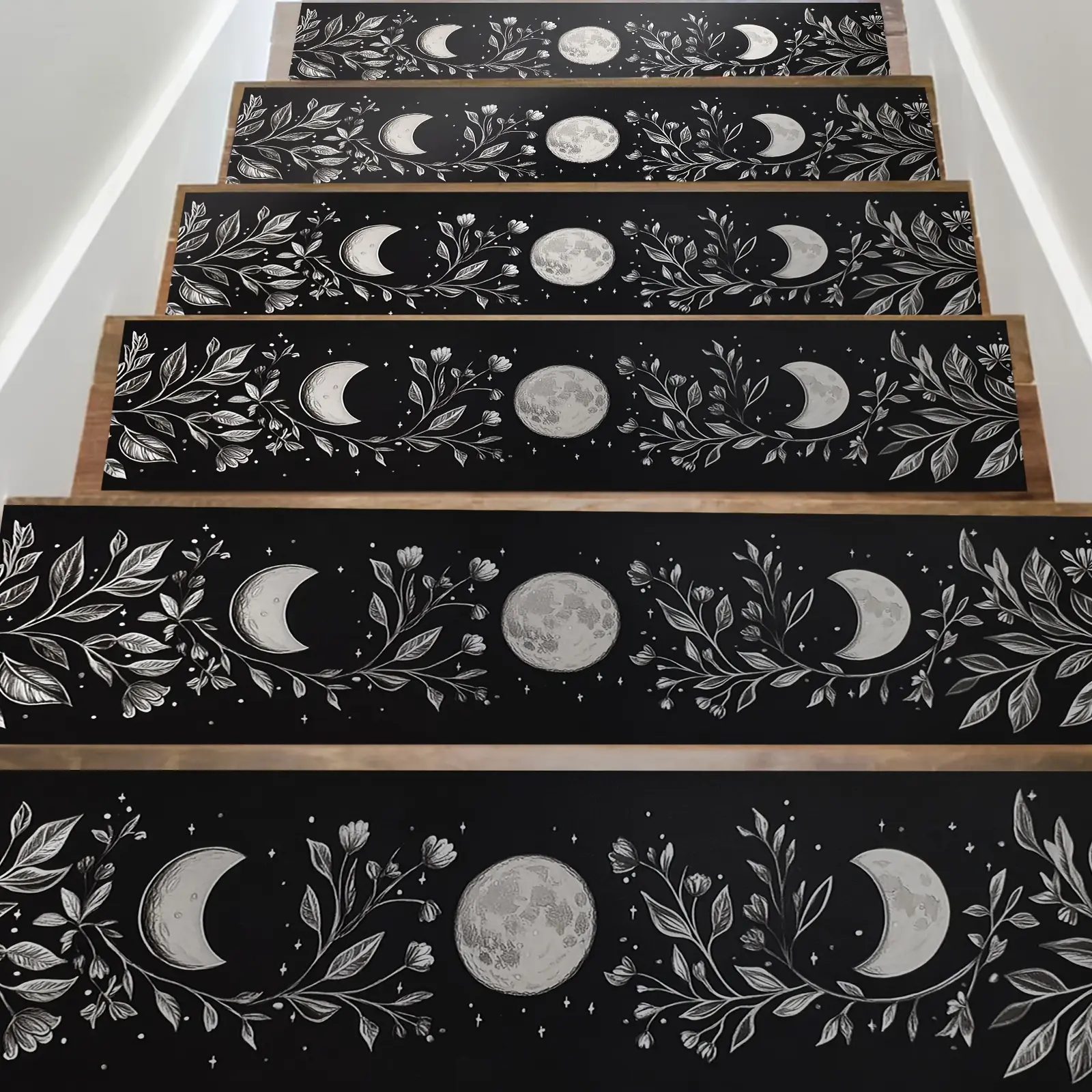 Stair Mats with a Rubber Backing for Superior Anti-Slip Properties. These Indoor Stair Carpets Are Highly Absorbent And Protect Stairs from Dirt, Reduce Noise, And Enhance Safety for Pets, Children