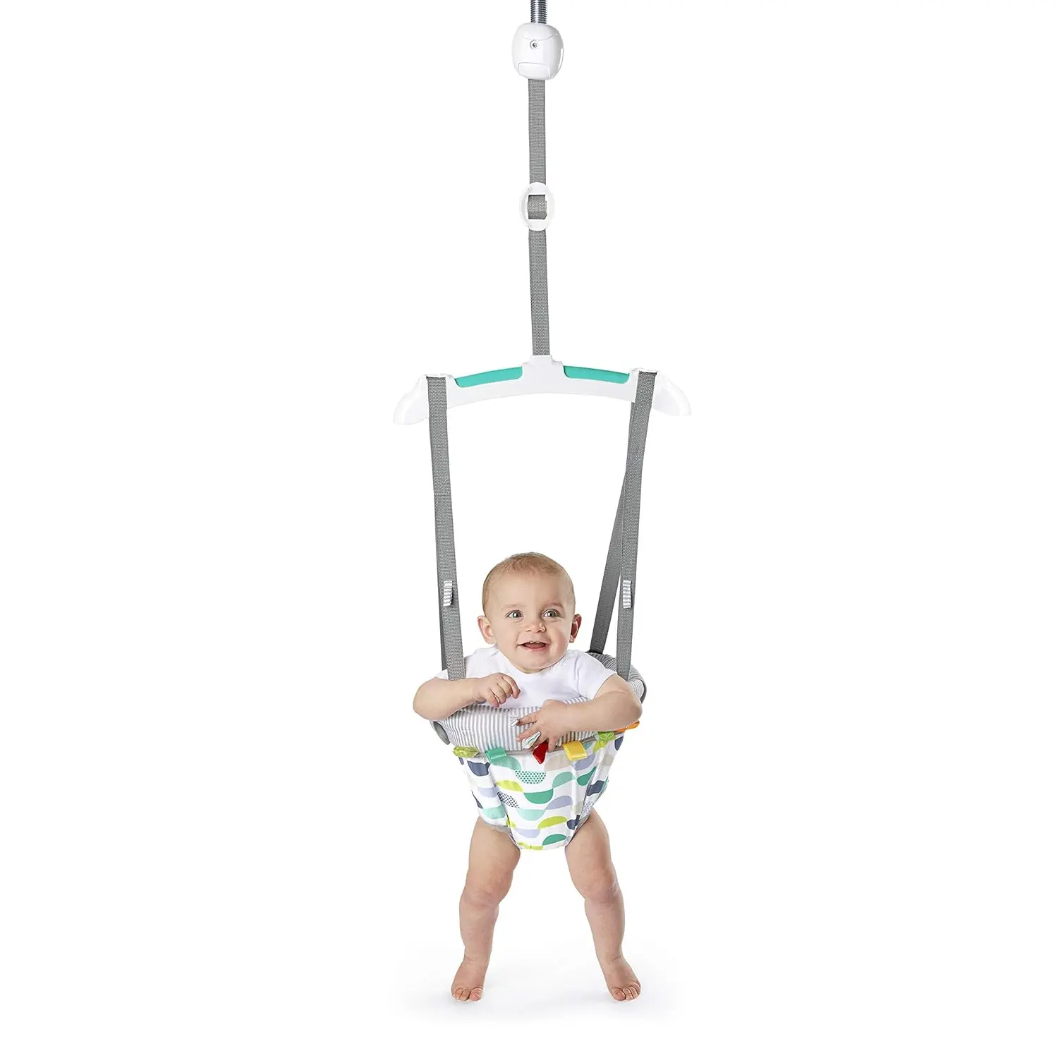 Baby Jumper Bouncer - Adjustable Strap Solid Color Doorway Exerciser for 6+ Months Infants, Fun Playtime Toy, Max Weight 26 lbs, Toddler Jumper Bouncer