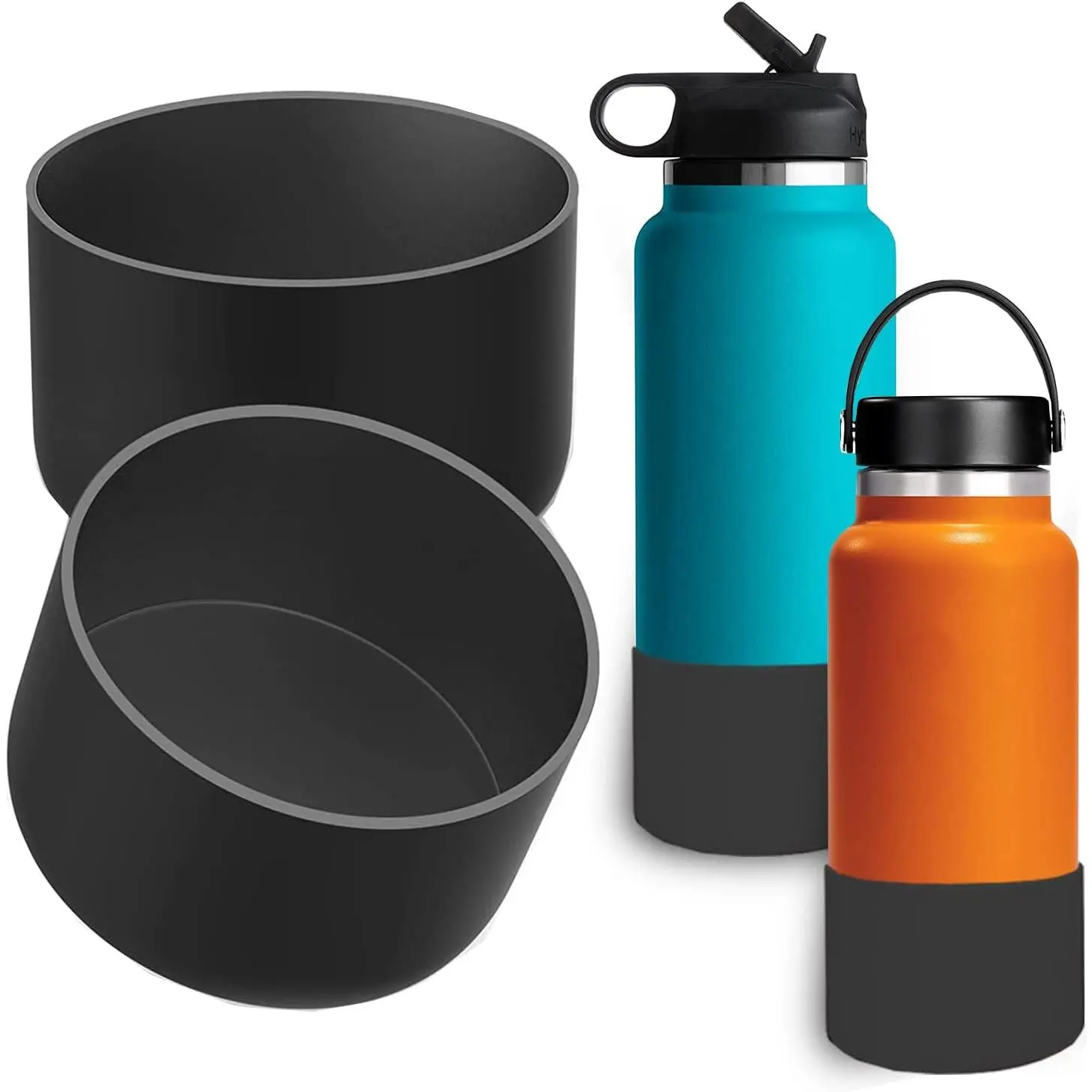 Boot for Hydroflask 32-40oz Water Bottle,  Black, 1 count | Bottom  Sleeve Cover