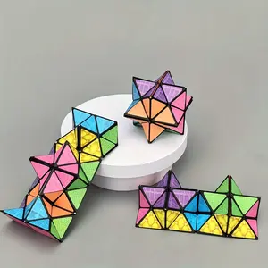 The Infinite Transformable Cube, a 3D Rotatable Cube with Striped Patterns, a Spatial Geometry-flipping Children's Toy, a Puzzle Mental Training, a Stress-relieving Magical Toy, Perfect Thanksgiving and Christmas Gifts
