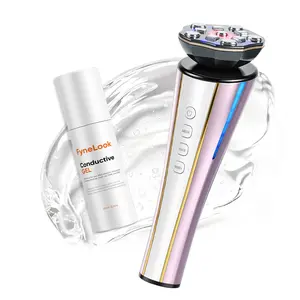 FyneLook Microcurrent Facial Device 4-in-1 Beauty Device with Red Light Therapy and Blue Light Therapy for Neck & Face & Body Skincare Facial Device FDA-Cleared massager beauty device