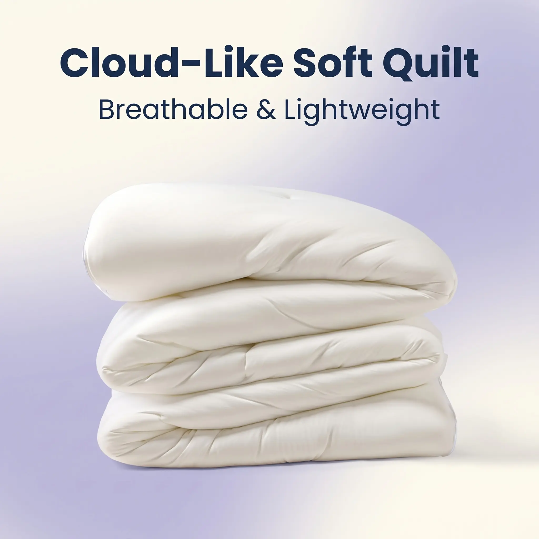 Queen Size Cloud Comforter 5-Star Hotel Luxury Bedding, Marshmallow Soft Double-Filled Plush Duvet Insert, Breathable for Cool Sleep All-Season Lightweight Machine Washable, Available in Twin/Queen/King, No Pillowcase