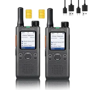 Two-Pack New National Walkie-Talkies, 5000km Long Battery Life, Handheld Outdoor Communication, Ideal for Hotels, Construction Sites, Fleets