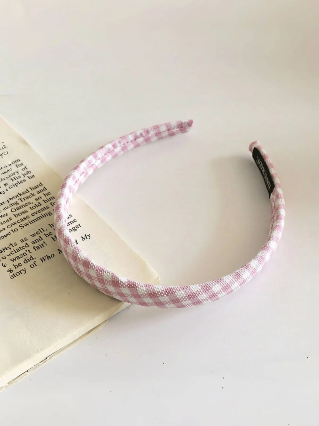 Vintage French Plaid Hairband for Women, Versatile Headband for Daily Use, Perfect for All Seasons, Ideal for Casual Outings