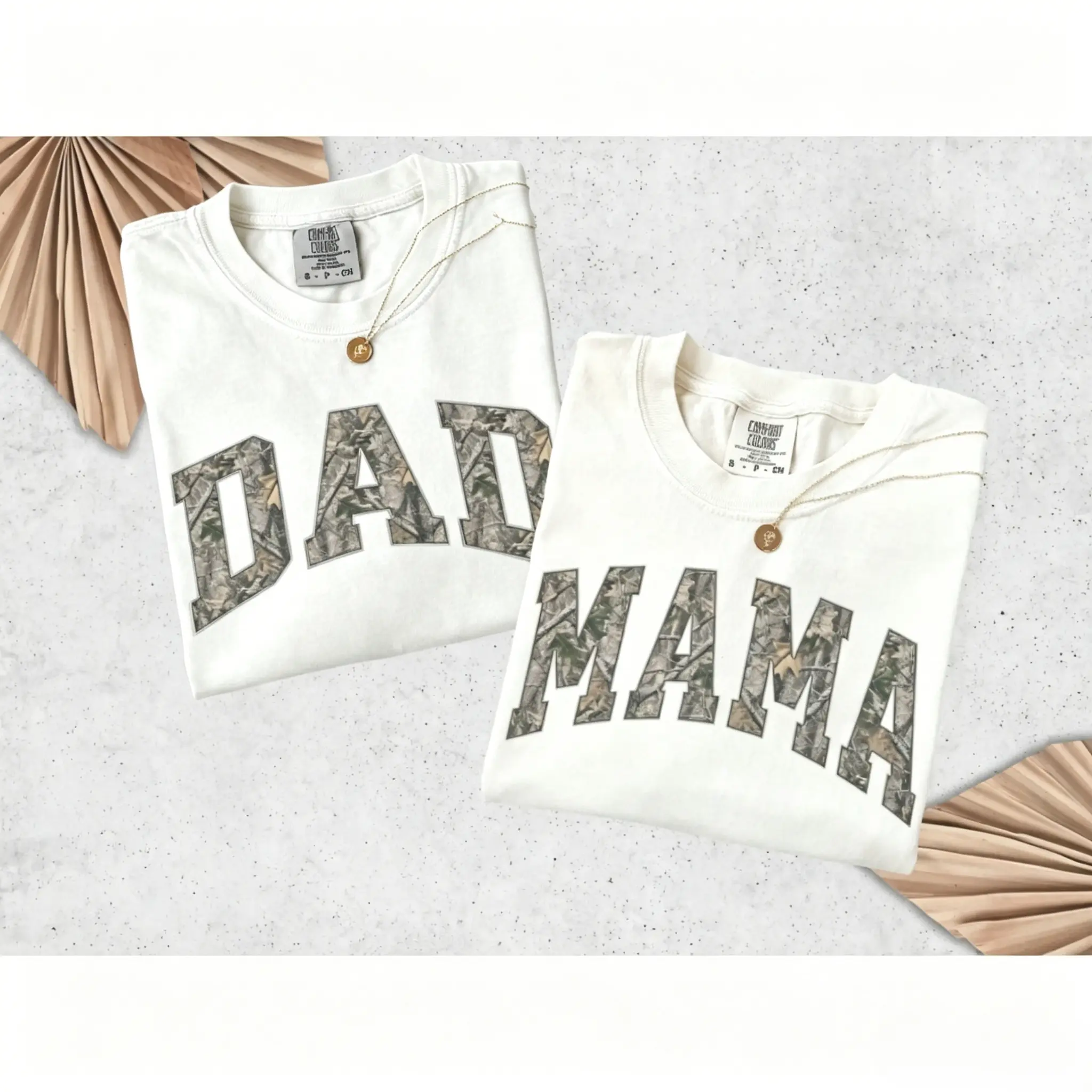 Camo Mama Dad Shirt, Comfort Colors, Matching Mom & Dad T-Shirts, Pregnancy Announcement, Mother's Day Gift for Mom, Dad Gift, Christmas Gift