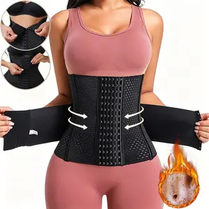 Women's Waist Trainer Corset Waist Cincher Tummy Control Body Shaper Shapewear Postpartum Belly Band Wrap Faja