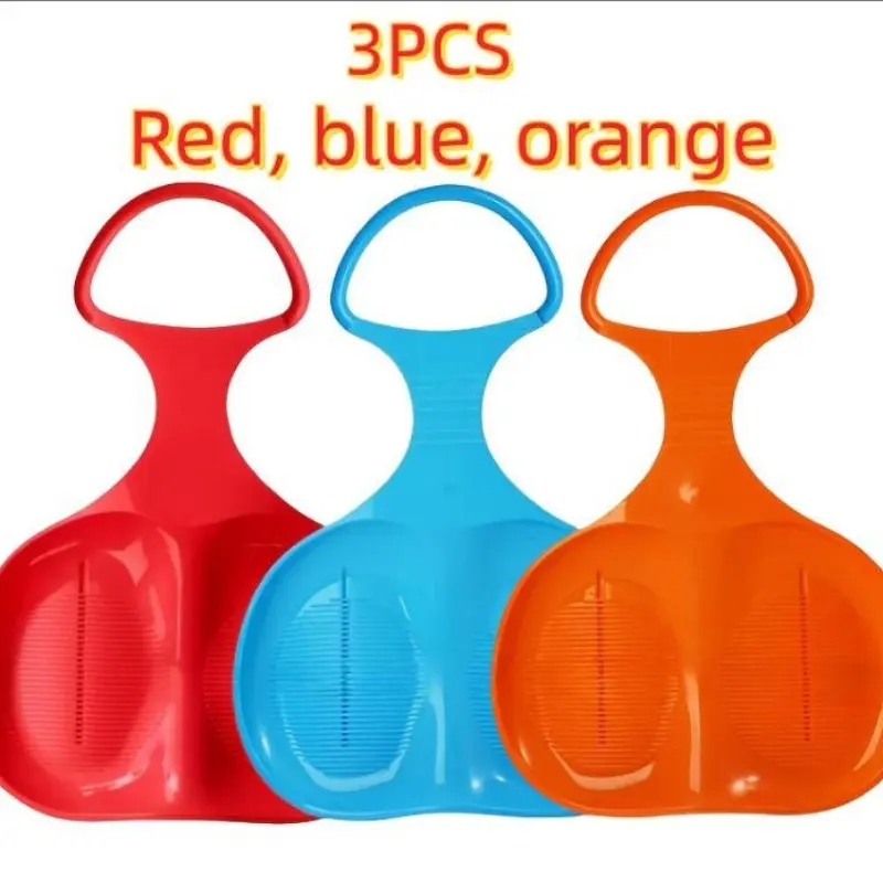 3Pcs Thickened Grass Sliding Board Durable Skiing for Adults Versatile Sand Slider Mat for Outdoor Fun Great for Grass Sand Ice Activities