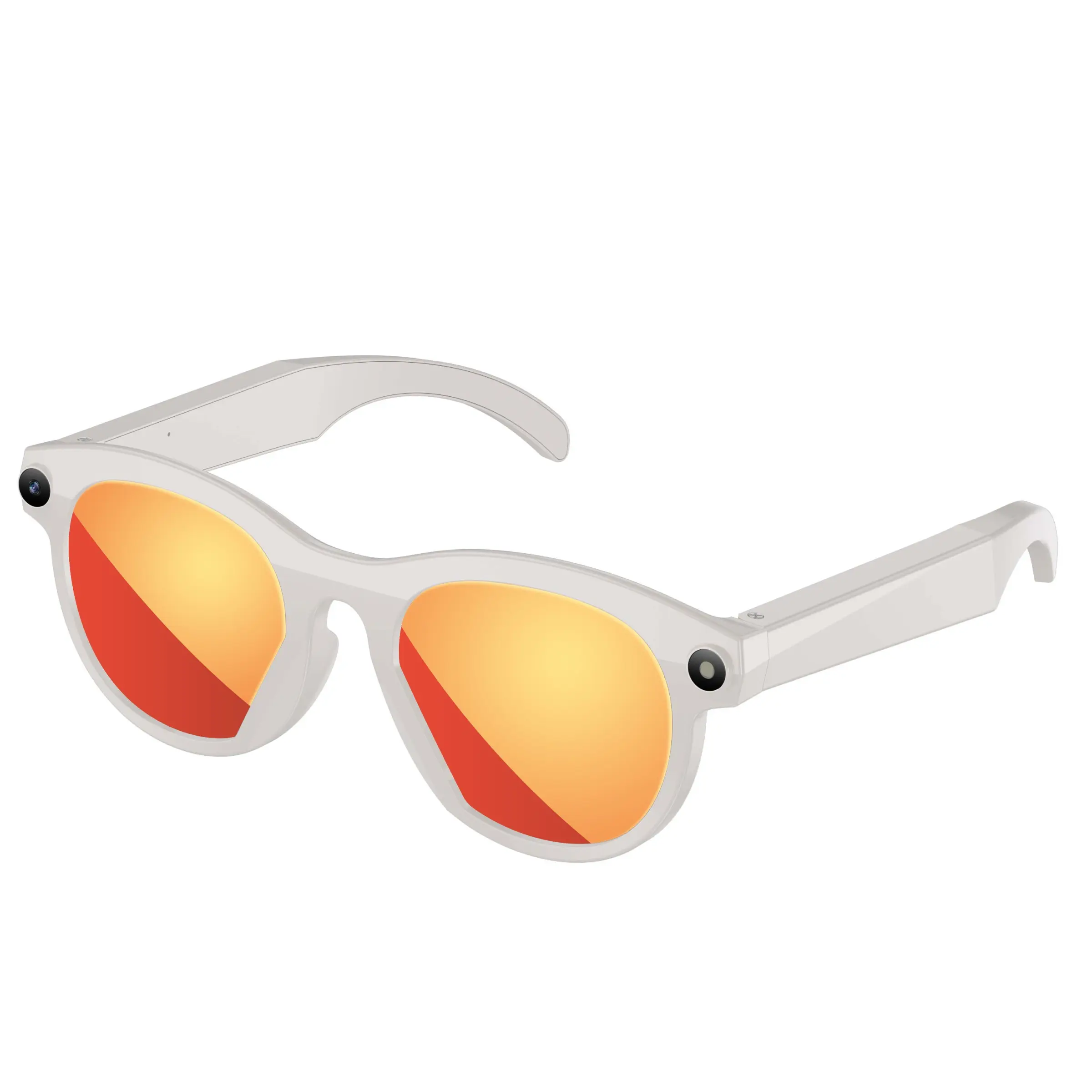 Multifunctional Smart Wearable Glasses, Touch Control Video Recording, AI Translation, Bluetooth-compatible Earphone Mirror, Camera Glasses, 2MP Camera