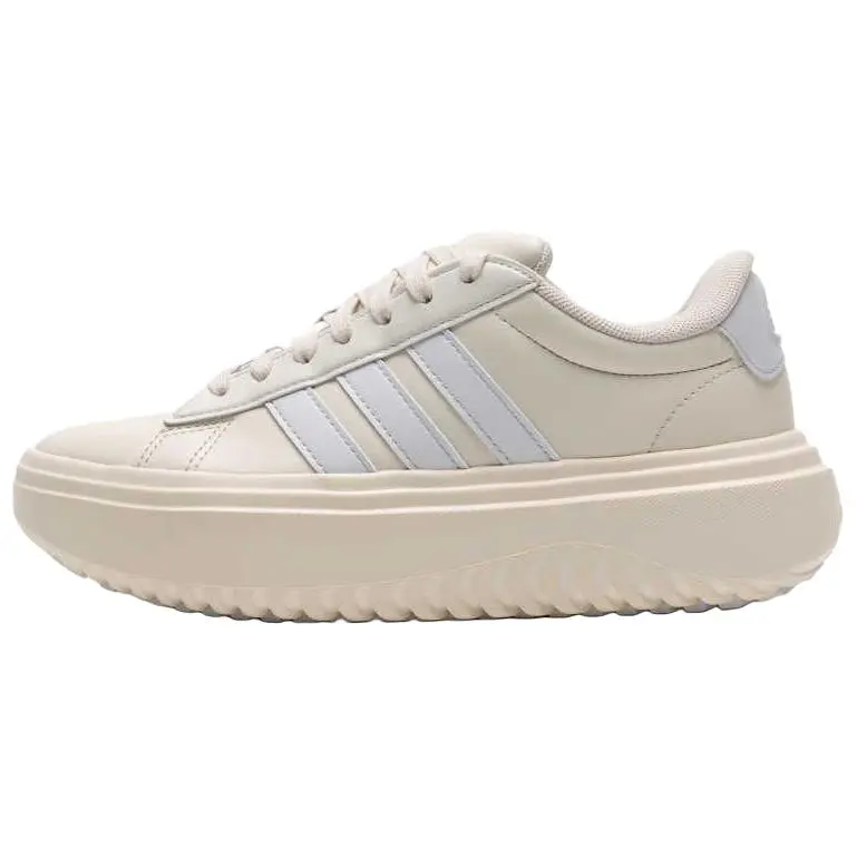adidas Grand Court Platform Comfortable Soft Non-Slip Durable Low-Top Lifestyle Casual Shoes JQ1078