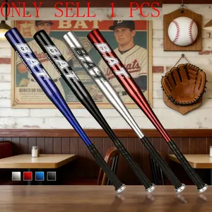 Durable Lightweight Aluminum Baseball Bat, 53cm High Hardness Design, Colors, Ideal for Adult Outdoor Training & Games
