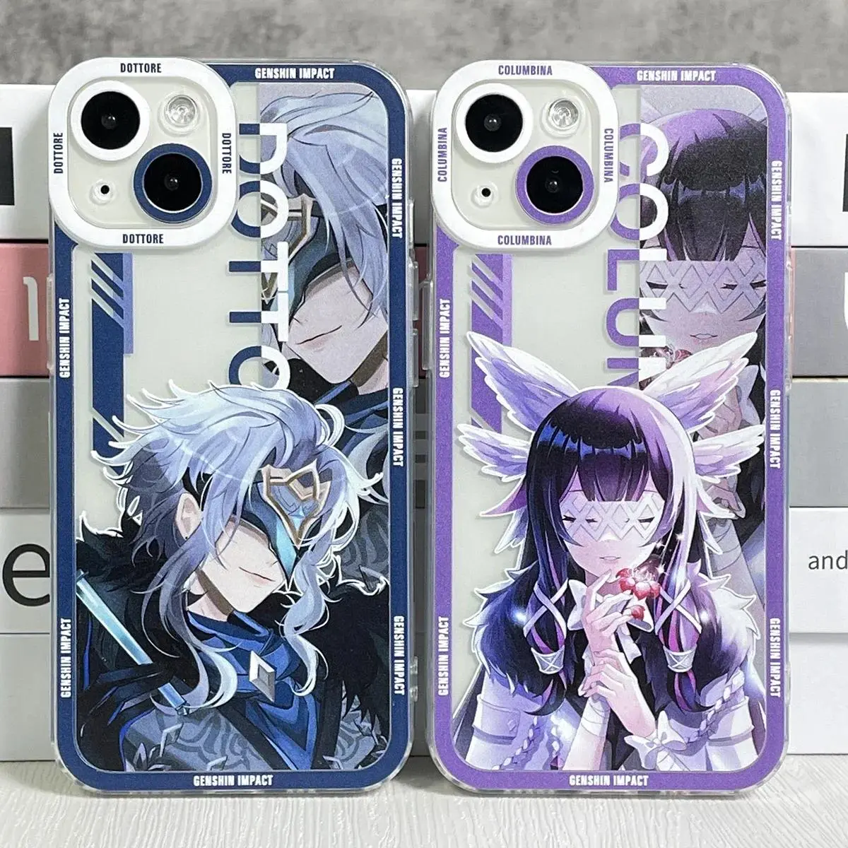 Genshin Impact Smartphone Casing, Cellphone Accessories for iPhone 11,12,13,14,15,16,17 Air Pro Max Plus Devices Phone Cover